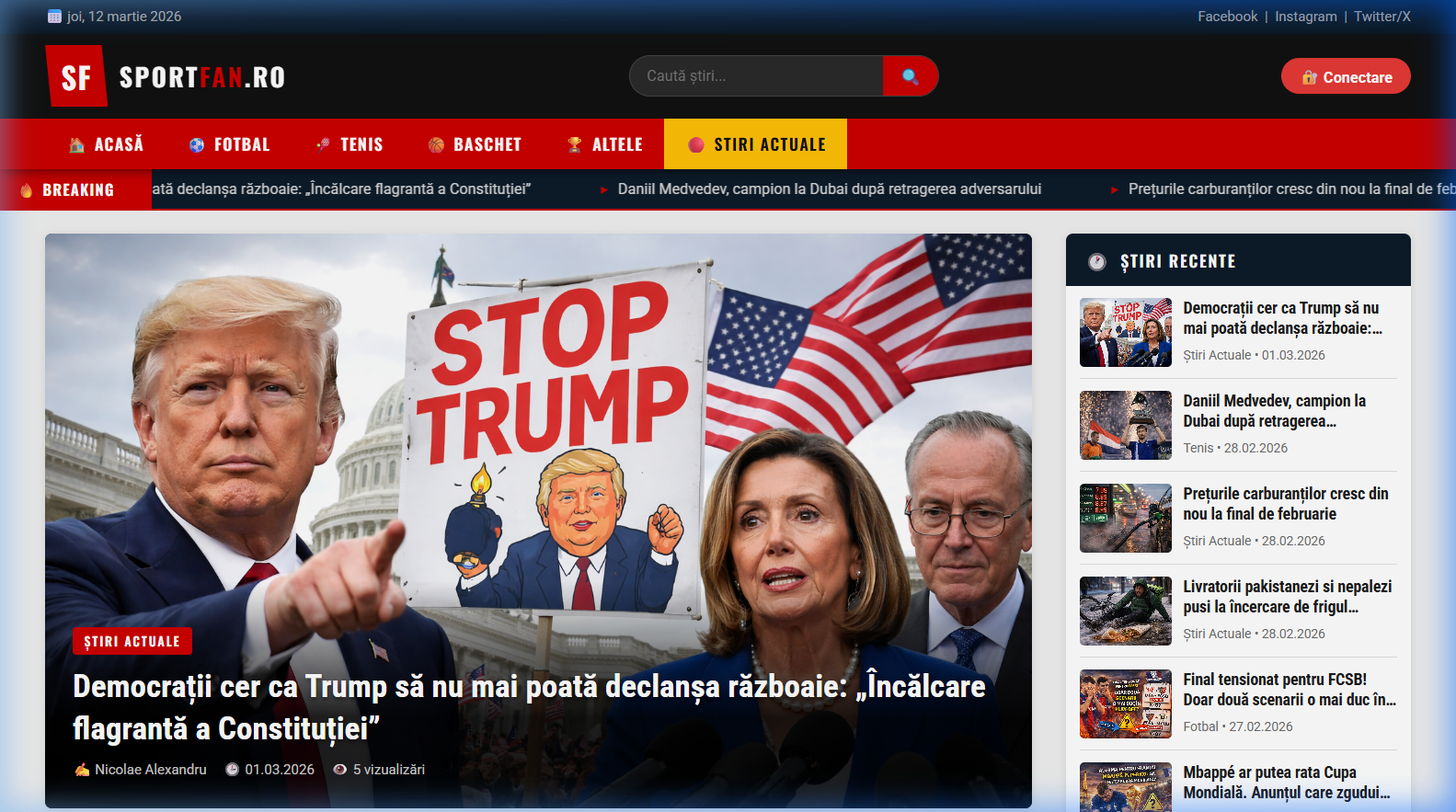 sportfan.ro screenshot